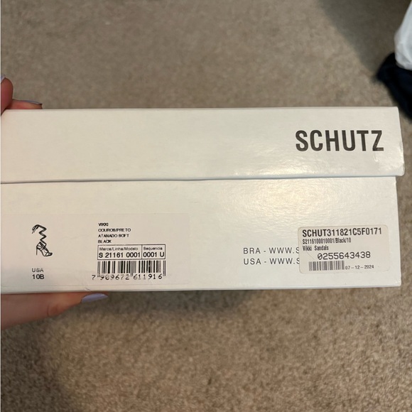 SCHUTZ Black Lace Up Stilettos - Picture 8 of 8